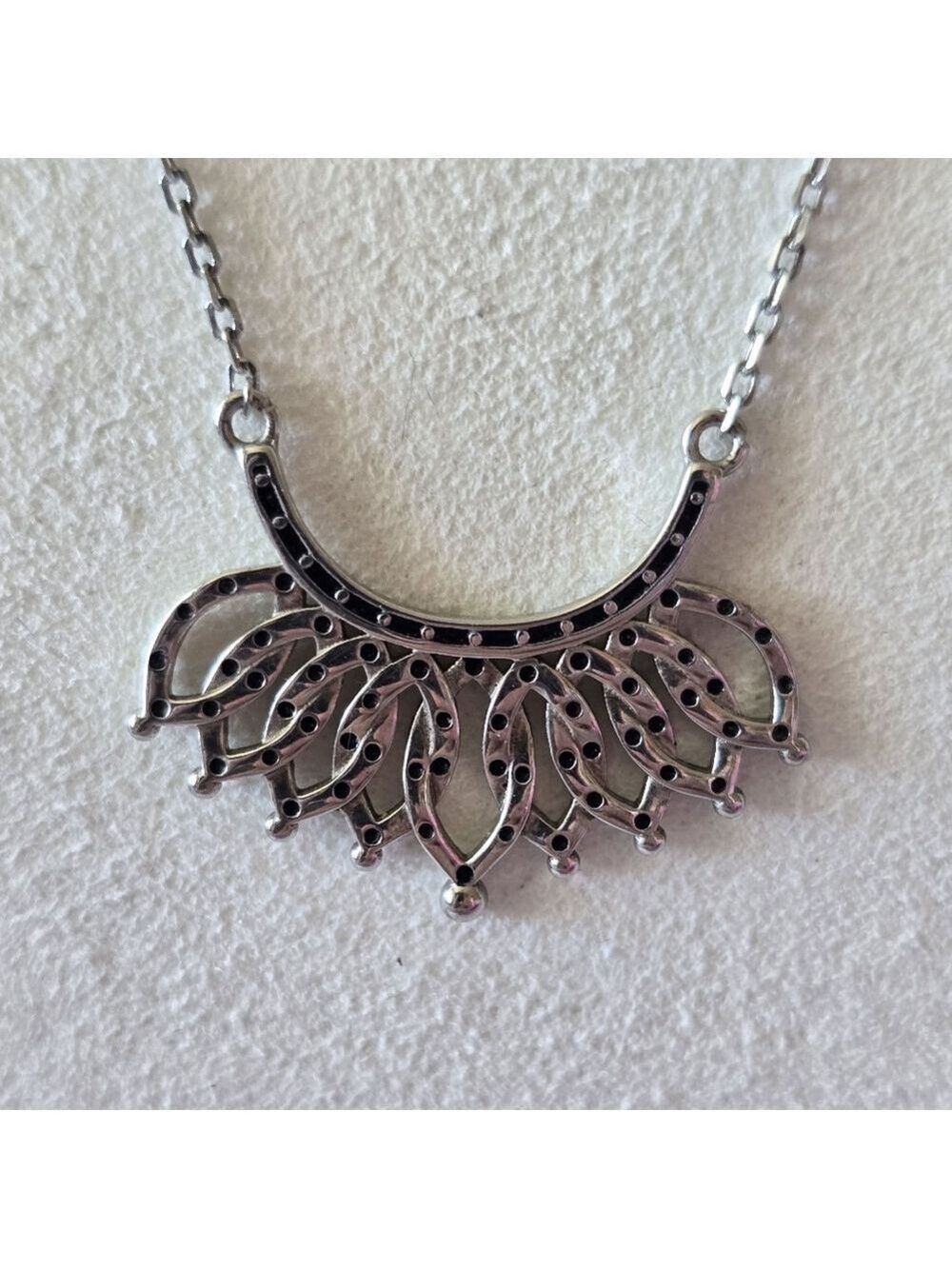 Sterling Silver RBG Dissent Collar  Necklace